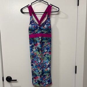 Title Nine Colorful Floral Midi Dress